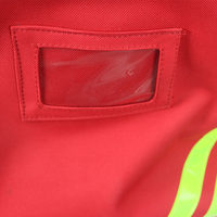 Sac de transport pour équipement de pompier en polyester ignifuge de couleur rouge