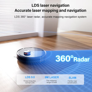 Robot Aspirador y Fregador <span class=keywords><strong>Lefant</strong></span> M1 con Navegación Láser DToF, Succión de 5500Pa, 150 Min de Autonomía, Filtro HEPA, Control por App Inteligente/Alexa, Batería, Plástico, Ideal para Pelo de Mascotas - Product Image 3