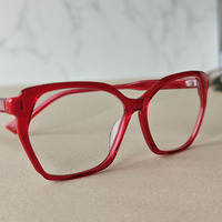 2024 Montures de lunettes optiques en acétate de couleur populaire Mode et stratification en couleur populaire