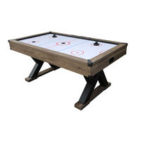 Best Choice Products Table de hockey sur air de style arcade de 72 pouces pour salle de jeux, bureau à domicile avec 2 rondelles et 2 poussoirs Tableau de pointage LED numérique