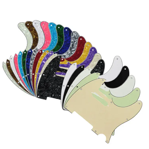 Protector de púas de 4 capas con diseño de caparazón de tortuga, 8 agujeros, para <span class=keywords><strong>guitarra</strong></span> eléctrica estilo TL estándar americano/mexicano - Product Image 4