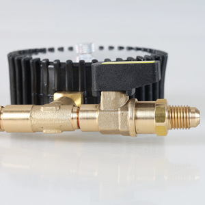 Manomètre à azote Hongsen, cadran 80 mm, filetage 1/4, tuyau en cuivre, détection de fuite pour climatiseur et réfrigérateur - Product Image 2