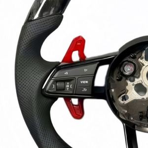 Volant en fibre de carbone véritable pour <span class=keywords><strong>Audi</strong></span> A6 S6 RS6 A7 C8 R8 B8 B9 Q7 S7 RS7 A8 S8 RS Sportback <span class=keywords><strong>S</strong></span>-<span class=keywords><strong>Line</strong></span> - Vente en gros - Product Image 2