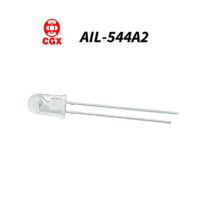 50 °   Diodo Emisor de Infrarrojos DIP de 5 mm y 940 nm, LED IR de Alta Potencia para Cámaras de Seguridad, Iluminación, Control Remoto IR, Emisor IRED