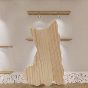 Hucha de madera de pino macizo tallada y grabada en 3D con forma de gato, decoración de mesa para niños, cumpleaños y educación financiera - Product Image 5