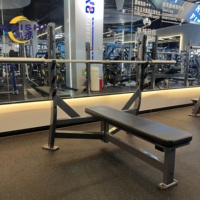 Banc de musculation Kaishi Olympic Standard avec support stable pour barre d'haltères – Équipement commercial de musculation pectorale pour salle de sport