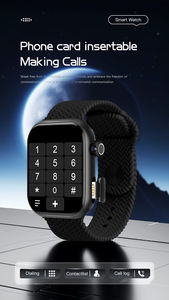 Reloj Inteligente con Tarjeta SIM 4G 5G en Oferta, Pantalla HD AMOLED, GPS, Monitor <span class=keywords><strong>de</strong></span> Frecuencia Cardíaca y Presión Arterial, Audio y Video <span class=keywords><strong>para</strong></span> Asia, Europa - Product Image 3