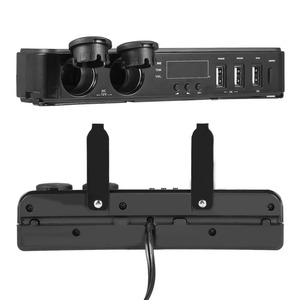 Cargador Universal 3 en 1 para asiento trasero de coche, 12V, 24V, Cargador rápido de coche, encendedor de cigarrillos LED, adaptador USB - Product Image 2