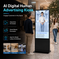 Pantalla Táctil LCD Interactiva de 49 Pulgadas para Interiores, Kiosco Publicitario Digital Independiente, OEM