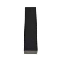 Boîte à bijoux en bois mat avec insert en mousse EVA, logo personnalisé, couvercle coulissant, boîte de rangement pour collier long, présentoir à bijoux et emballage cadeau