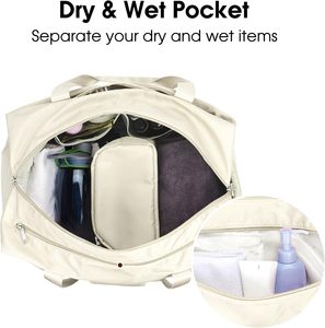 Échantillon gratuit, sac de sport personnalisé pour femme, nouveau design, sac de sport en néoprène, sac de voyage, sac de yoga pour filles, sac de shopping avec sangle réglable - Product Image 3