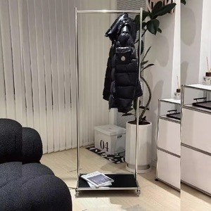 Perchero Móvil de Acero Inoxidable Estilo USM <span class=keywords><strong>Haller</strong></span> de Mediados de Siglo, para Guardar Abrigos y Accesorios - Product Image 2