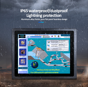 IP65 a prova di polvere Open Frame industriale <span class=keywords><strong>Touchscreen</strong></span> Android/<span class=keywords><strong>Ubuntu</strong></span> 23/21.5 pollici Monitor All in One per sistemi di controllo industriale - Product Image 3