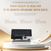 Analyseur de cuir chevelu, détecteur de follicules pileux 200x/50x, appareil de test de la santé de la peau, microscope à écran HD 10 millions de pixels