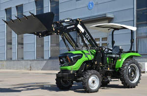 4x4 30hp -40hp 50hp 4 WD tracteurs agricoles chargeur frontal fraise incluse - Product Image 5