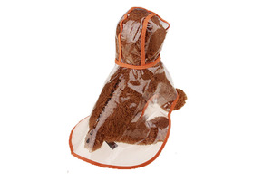 Vestiti per cani impermeabili multifunzionali di vendita caldi felpa con cappuccio colorata trasparente impermeabile per animali domestici - Product Image 5