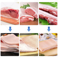 Machine automatique HNOC pour dégraisser la peau de porc, machine à trancher la peau de porc, machine à peler la viande, machine à éplucher la viande