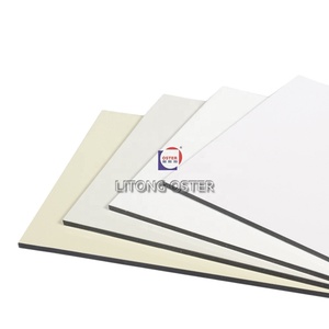 3mm UV in nhôm Composite Panel cả hai bên màu trắng tiêu chuẩn giá cả hợp lý Composite tường ốp <span class=keywords><strong>ACP</strong></span> - Product Image 2