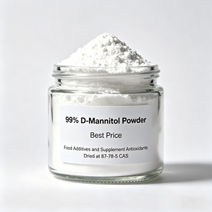 Polvere di D-Mannitolo di Alta Qualità 99%, Miglior Prezzo, Additivo Alimentare, Integratore Antiossidante, Essiccato, CAS 57-48-7, Grado USP/<span class=keywords><strong>BP</strong></span>/EP/FCC - Product Image 3