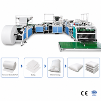 Machine de découpe et de couture automatique pour sacs géotextiles non tissés aiguilletés pour ligne de production de géosacs écologiques