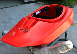 Kayak de pêche monoplace large en HDPE épaissi, <span class=keywords><strong>bateau</strong></span> rapide <span class=keywords><strong>pour</strong></span> la pêche en eaux vives - Product Image 3