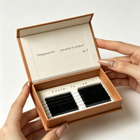 Boîte en papier magnétique personnalisée avec logo pour cils en vison de 25 mm, emballage de faux cils, boîte cadeau avec pelliculage mat pour cosmétiques, vente en gros