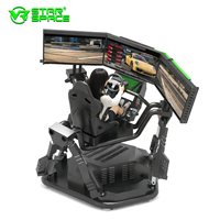 Simulador de Carreras F1 VR, Máquina de Juego de Carreras de Autos Virtuales Realistas, Simulador de Movimiento 6dof, Simulador de Conducción PS5, Simulador de Conducción de Autos con 3 Pantallas