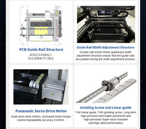 Máquina de ensamblaje vertical SMD de 6 cabezales, máquina de selección y colocación de alta precisión para PCB de escritorio, máquina SMT de selección y colocación con 8 cámaras - Product Image 6