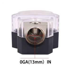 2-Wege-Ampere-Stromverteilungsblock aus Zink legierung für Car Audio Splitter 0GA in 4GA-Verteilerblöcken - Product Image 3