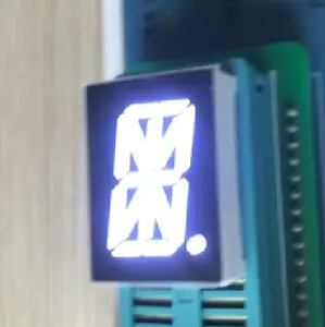 led 16 segment led display 08 inch blue color single digit