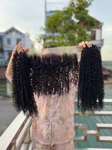 Extensions de cheveux humains vietnamiens à double trame, 100% cheveux vierges Remy, vente en gros, fabricant d'exportation - Product Image 4