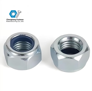 Trung Quốc kẽm mạ carbon thép Metric Hex khóa <span class=keywords><strong>Nut</strong></span> M5 5/16 din985/<span class=keywords><strong>din982</strong></span> Nylon tự khóa Heavy Duty - Product Image 5