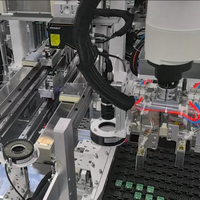 Bras de robot industriel avec préhenseur, charge utile légère de 3 kg, robot de préhension et de placement Scara avec système de vision