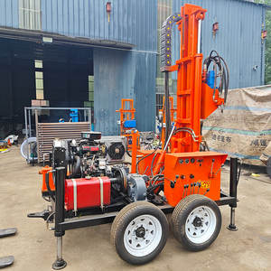 Nieuwe <span class=keywords><strong>Crawler</strong></span> Waterput Booreiland 230M Diepte Mijnbouw Draagbare Waterboormachine Leverancier - Product Image 5