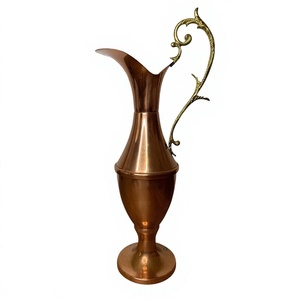 Carafe en acier inoxydable au design Royal Surai, écologique, grande capacité, finition noire moderne, pichet de service pour le stockage de l'eau, traditionnel - Product Image 3
