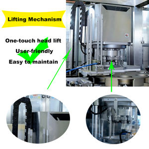 Automatische Vacuümconservenmachine Ingeblikte Gele Perzik Ananas Auto Vacuüm Blik Sluitmachine - Product Image 3