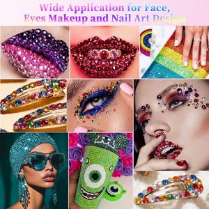 Perles en résine AB de 3 mm, couleurs mélangées, perles plates brillantes, perles plates rondes, accessoires de décoration pour nail art, bijoux et artisanat DIY - Product Image 1