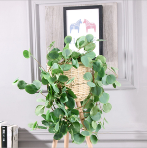 Flores artificiales de seda de <span class=keywords><strong>eucalipto</strong></span> Garland de seda flores follaje hojas de <span class=keywords><strong>eucalipto</strong></span> Garland en verde 8 largo - Product Image 5