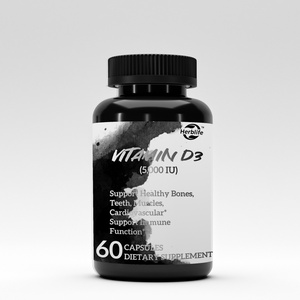 Complément Alimentaire Vitamine D3 5000 UI pour Adultes en Capsules pour la Santé des Os, des Dents, des Muscles et du Système Immunitaire - Product Image 1
