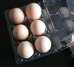 6 <strong>Cells</strong> Wholesale Plastic <strong>Egg</strong> Tray Custom High Quality Clear PET Transparent Rectangle 6 Holes Blister <strong>Egg</strong> Trays - Product Image 2
