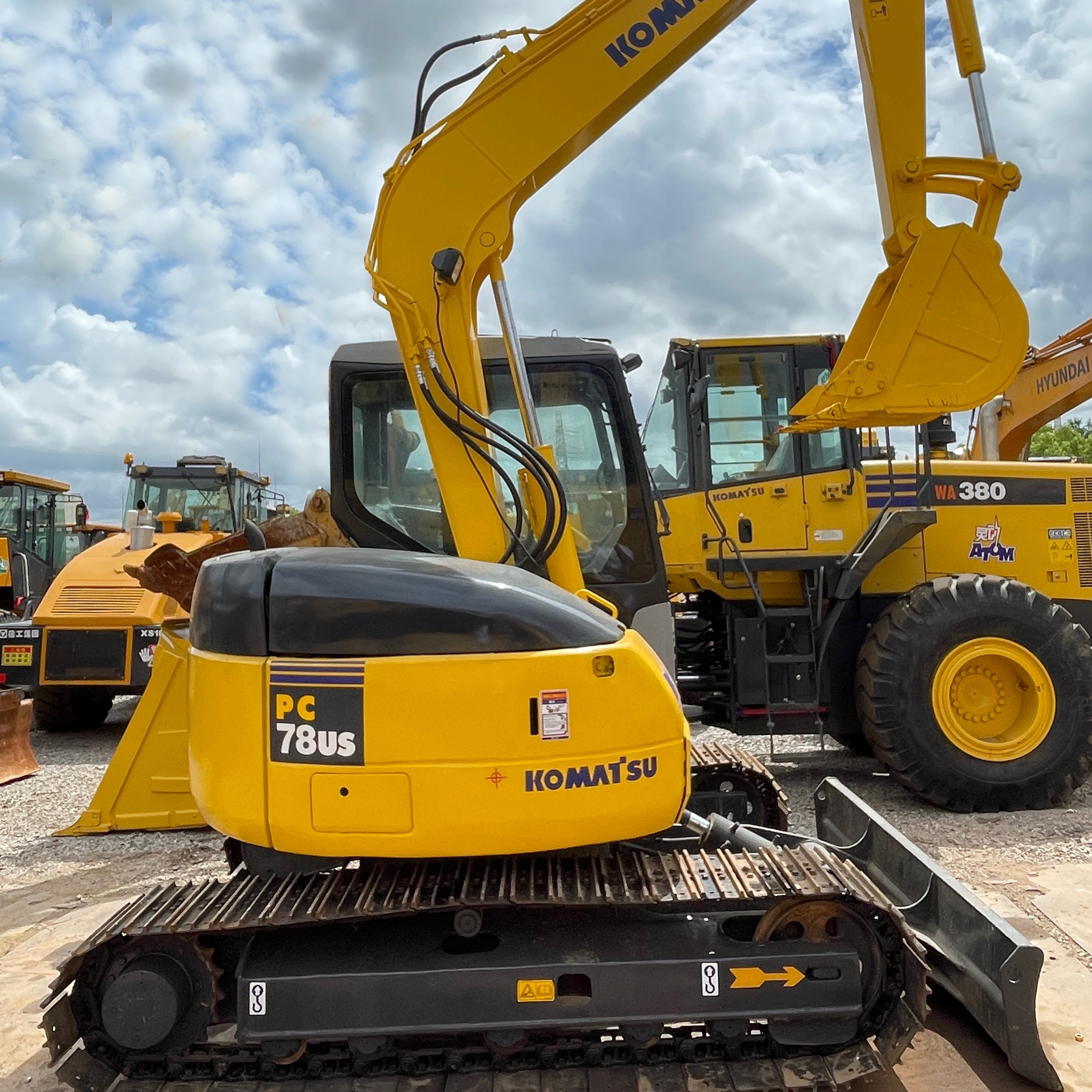 Используемая строительная техника komatsu PC78us мини-гусеничный экскаватор PC70 PC35 PC40 PC55 гидравлический экскаватор