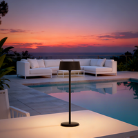 Lampe de table solaire pour restaurant Lampe solaire rechargeable Lampe solaire tactile portable Lampes solaires d'extérieur