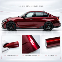 Film de protection de peinture professionnel en TPU aliphatique liquide rouge sang de dragon super brillant auto-réparateur anti-rayures