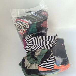 Trapos de Algodón Reciclado para Máquinas de Corte de Uso Industrial, 100% Algodón, 5 kg de Trapos de Camiseta Reciclados, Trapos de Algodón de Colores - Product Image 1