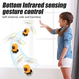 Cử chỉ điều khiển trẻ em bay Robot đồ chơi cảm ứng tên lửa với đèn mini RC Drone tên lửa hình máy bay trực thăng đồ chơi - Product Image 3