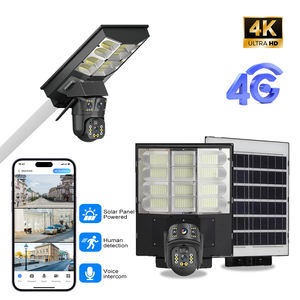 كاميرات أمان Leksell V380pro تعمل بالطاقة الشمسية بسعة 20000 مللي أمبير مع كشف الحركة وإضاءة شوارع شمسية ورؤية ليلية ودعم بطاقة ذاكرة وتقنية الجيل الرابع - Product Image 6