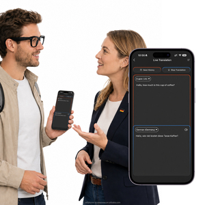 M01S KI-Kamerabrille mit Dual-Lautsprechern, Echtzeit-KI-Übersetzung, Dual-Mikrofon, 220mAh Akku, <span class=keywords><strong>Bluetooth</strong></span> 5.3, KI-Übersetzungs-Smartbrille - Product Image 3