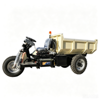 Tricycle cargo diesel chinois économique de 2,5 tonnes, 3 roues, pour usage agricole et d'ingénierie, modèle ZL250II avec pompe à moteur et roulement d'engrenage