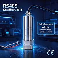 Sensor Getaran 3-Axis CE RS485 Transmitter Getaran dengan Pengukur Akselerasi, Kecepatan, dan Perpindahan untuk Pemantau Kondisi
