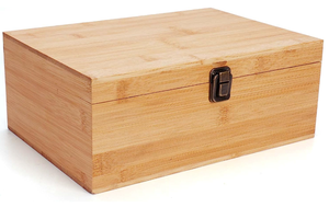 Tre Lớn Bằng Gỗ Lưu Trữ Hộp Bằng Gỗ Tự Nhiên Hộp Đồ Trang Sức Trang Trí Tái Sử Dụng Hộp Cho Nghệ Thuật Và Tự Làm, Quà Tặng, Lưu Trữ - Product Image 2